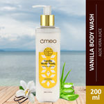 Buy Omeo Vanilla Body Wash, Shower Gel Enrich With Aloe Vera Juice Extract for Men & Women 200 ml - Purplle