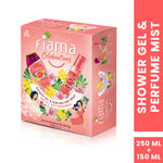 Buy Fiama Happy Naturals Celebrations Body Wash Shower Gel & Perfume Mist Gift Pack, Plum Blossom and Ylang Perfume Mist 120ml and Bodywash 250ml - Purplle