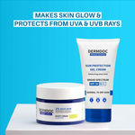 Buy DERMDOC Combo Kit Glow & Protect Combo | kojic acid night cream | dewy sunscreen spf 30 pa+++ | cream for dark spots, dullness | detan | sunscreen for dry skin - Purplle