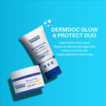 Buy DERMDOC Combo Kit Glow & Protect Combo | kojic acid night cream | dewy sunscreen spf 30 pa+++ | cream for dark spots, dullness | detan | sunscreen for dry skin - Purplle