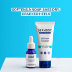 Buy DERMDOC Combo Kit for Pedicure at Home | urea foot cream | glycolic acid peeling solution | pedicure kit for dry, cracked heels | foot peel | smooth feet | foot cracks - Purplle