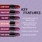 Buy Ronzille Pack of 6 Sexy Lippies Purple Editon 12 gm - Purplle