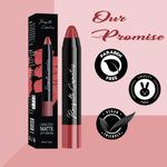 Buy Ronzille Matte Lip Crayon Cherrywood - 02 4.5 gm - Purplle
