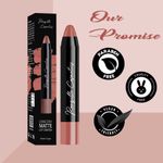 Buy Ronzille Matte Lip Crayon Soft Peach - 04 4.5 gm - Purplle