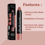 Buy Ronzille Matte Lip Crayon Soft Peach - 04 4.5 gm - Purplle