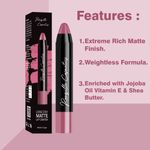 Buy Ronzille Matte Lip Crayon Raspberry Rose - 05 4.5 gm - Purplle