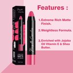 Buy Ronzille Matte Lip Crayon Strawberry - 06 4.5 gm - Purplle