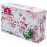 Buy Healthy Forever Sulphate Parabens free Royal Rose Soap Infused With Almond & Rose Oil for Acne 120 gm - Purplle