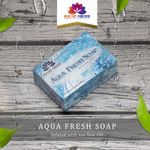 Buy Healthy Forever Aqua Fresh Soap Handmade Soap Infused With Vitamin E Oil For on Acne, Dark Spots 120 g - Purplle