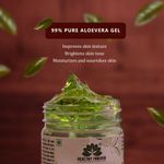 Buy Healthy Forever Homemade Pure Aloe Vera And Cucumber Gel for All Skin Types 120 g - Purplle