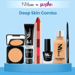 Buy NY Bae Makeup Essentials Kit |Black Kajal | Matte Eyeliner | Lip Crayon | Primer | Compact | Glowy Foundation| Everyday Makeup - Deep Skin - Purplle