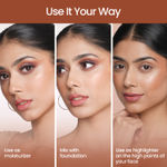 Buy Swiss Beauty Pearl Illuminator Makeup Base - Golden-Pink (35 gm) - Purplle