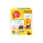 Buy Everyuth Naturals Pure & Light SPF 50 Sun Block Lotion +A Tan remover ScrubA 50 gm Free Combo - Purplle