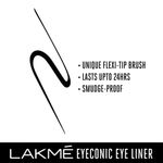 Buy Lakme 9 to 5 Eyeconic Liquid Eyeliner | Smudgeproof |Waterproof | Lasts upto 24 Hrs | Black |4.5 ml - Purplle