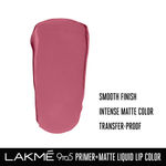 Buy Lakme 9to5 Primer + Matte Liquid Lip Color MP1 Everyday Pink - 4.2 ml - Purplle