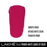 Buy Lakme 9to5 Primer + Matte Liquid Lip Color MP2 Power Pink - 4.2 ml - Purplle