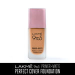 Buy Lakme 9to5 P+M Perfect Cover Foundation W230 Warm Wood 25ml - Purplle