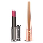 Buy Lakme Absolute Gloss Addict Lipstick Pink Wink 7 (4 ml) + Lakme 9 to 5 Black Impact Liner (3.5 ml) - Purplle