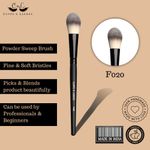 Buy Cuffs N Lashes Makeup Brushes, F020 Powder Sweep Brush - 1 pc - Purplle