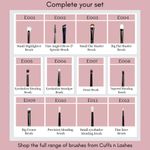 Buy Cuffs N Lashes Makeup Brushes, F020 Powder Sweep Brush - 1 pc - Purplle