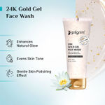 Buy Pilgrim 24k Gold Face wash with Korean White Lotus & Lactic Acid, 80 ml, helps Enhancing Natural Glow & Evens Skin Tone, for All Skin Types- Men & Women - Purplle