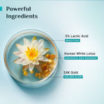 Buy Pilgrim 24k Gold Face wash with Korean White Lotus & Lactic Acid, 80 ml, helps Enhancing Natural Glow & Evens Skin Tone, for All Skin Types- Men & Women - Purplle