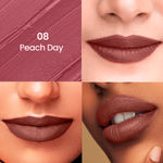 Buy Swiss Beauty HD Matte Lipstick Peach Day 08 (3.5 gm) - Purplle