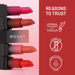 Buy Swiss Beauty HD Matte Lipstick Pop Red 14 (3.5 gm) - Purplle