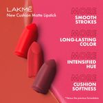 Buy Lakme Cushion Matte lip RedRoyale 4.5 g - Purplle