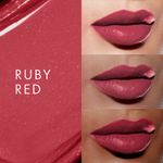 Buy Lakme Glitterati Collection Shine Lipstick Ruby Red 3.4g - Purplle