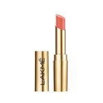 Buy Lakme Glitterati Collection Shine Lipstick Peachy Vib 3.4 gm - Purplle