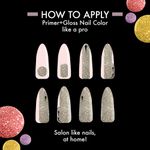 Buy Lakme Glitterati Collection Nail Paint Pearl Play 6 ml - Purplle