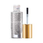 Buy Lakme Glitterati Collection Nail PaintSilver Dust 6 ml - Purplle