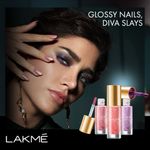 Buy Lakme Glitterati Collection Nail Paint Peachy Play 6 ml - Purplle