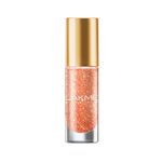 Buy Lakme Glitterati Collection Nail Paint Electric Peach 6 ml - Purplle
