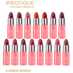 Buy Biotique Natural Makeup Magicolor Lipsticks Set of 2 Ladies Night + Bond Girl Creamy Reds for Every Mood - Purplle