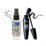 Buy Blue Heaven Curling Mascara & Makeup Fixer combo | Black Mascara | Setting Spray | Pack of 2 - Purplle