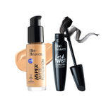 Buy Blue Heaven Face & Eye combo | Foundation Honey Tan shade| Black Mascara| Pack of 2 - Purplle