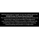 Buy SUGAR Cosmetics Stroke Of Genius Heavy-Duty Kohl with Sharpner | Long Lasting, Smudge Proof & Waterproof Kajal Pencil | Matte Finish | 1.2gm - 05 Black Magic - Purplle