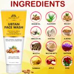 Buy Intimify Ubtan Face Wash All SkinType With Tumeric & Saffron For Tan Removal And Skin Brightening Face Wash (100 Gms) - Purplle