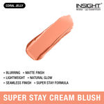 Buy Insight Cosmetics Super Stay Cream Blush- Coral Jelly 10 gm - Purplle
