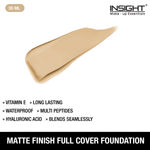 Buy Insight Cosmetics Matte Finish Full Cover Foundation Ln08 30 ml - Purplle
