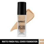 Buy Insight Cosmetics Matte Finish Full Cover Foundation Mn18 30 ml - Purplle