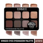 Buy Insight Cosmetics Winged Eyes Eyeshadow Palette - Asthetic 19 gm - Purplle