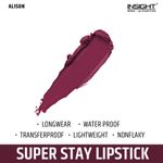 Buy Insight Cosmetics Super Stay Lipstick - Alison 7 gm - Purplle
