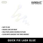 Buy Insight Cosmetics Quick Fix Lash Glue 5.5 gm - Purplle