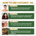 Buy Mystiq Living Coconut Oil, Cold Pressed Extra Virgin Coconut Oil For Hair, Skin, Baby Massage & Body Massage, Hair Oil - 500 ml - Purplle