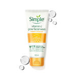 Buy Simple Protect N Glow Vitamin C Glow Facial Wash 100ml - Purplle