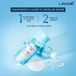 Buy Lakme Micellar Water for Makeup Removal | Gentle Cleanser & Makeup Remover for everyday use |For All Skin Types| 200 ml - Purplle