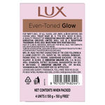 Buy Lux Even-toned Glow Bathing Soap infused with Vitamin C & E |For Superior Glow|Buy 4 Get 1 Free|150g - Purplle